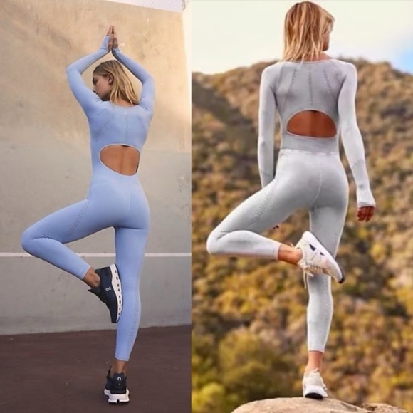 FP Movement Good Karma Mineral Wash Long Sleeve Onesie Jumpsuit - Picture 6 of 6